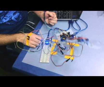 Controlled Robotic Arm With Hand Gestures