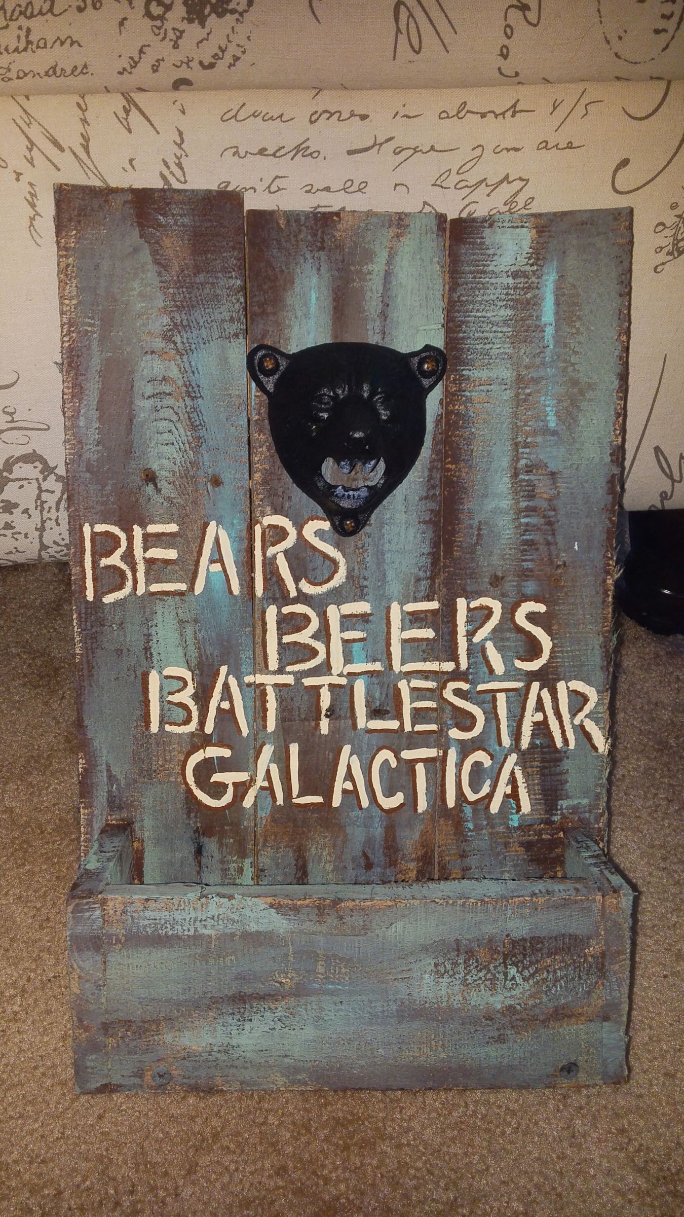 Pallet Beer Bottle Opener