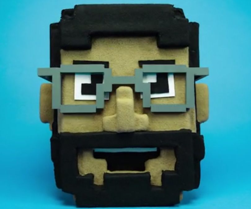 Pixelated (The Making of a Mask and a Stop Motion Video)