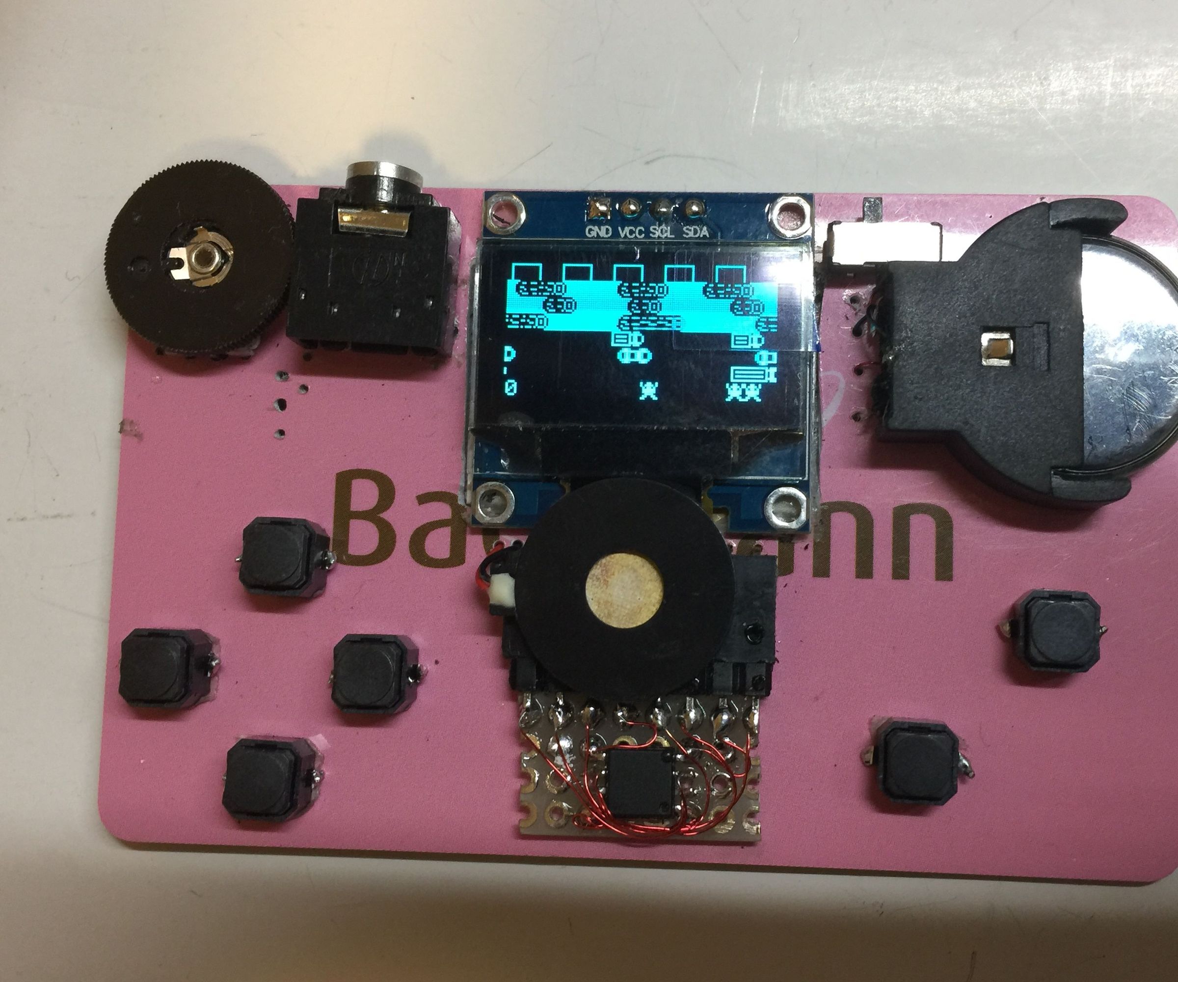 Credit Card ATtiny Game Console