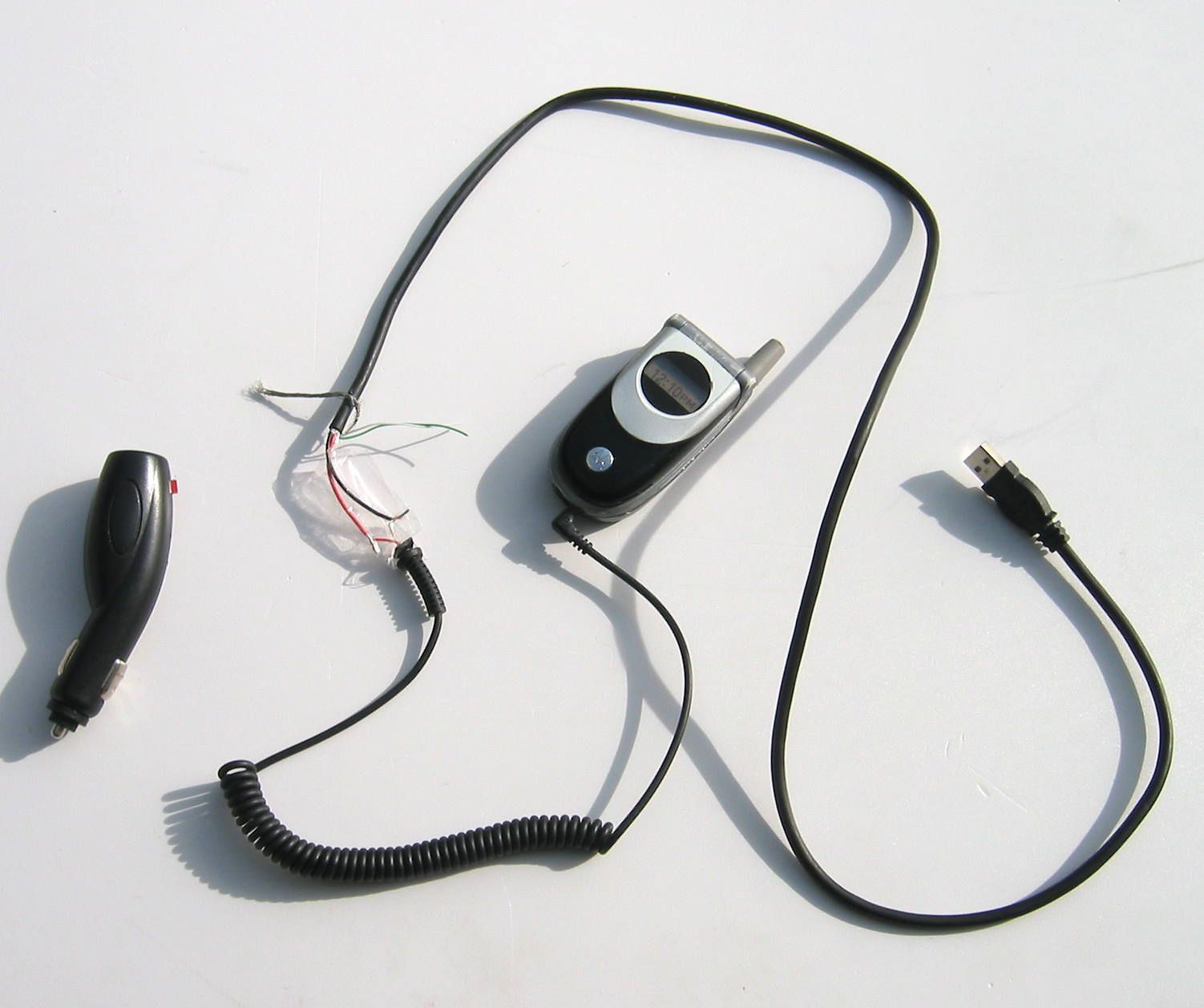 Instant Cell Phone Charging Cable to USB Port