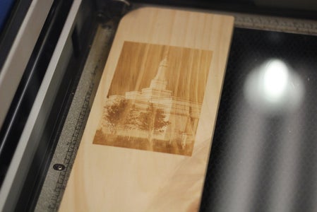 Choose Photos and Laser Engrave on Plaque