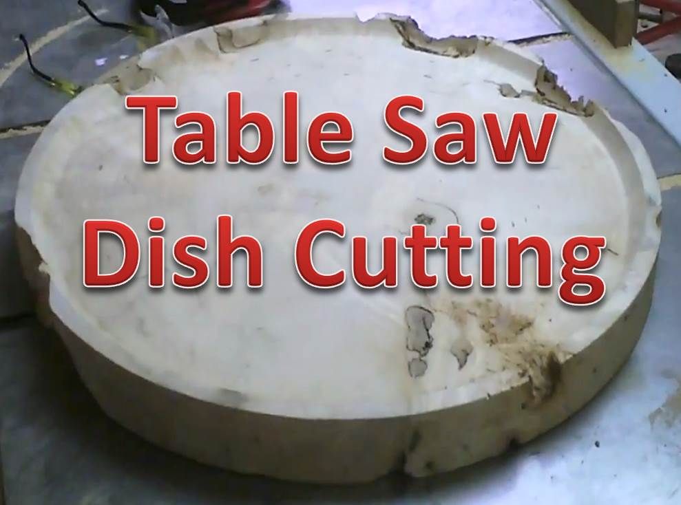 Deep Dish Cove Cut Slab Table Top Experiment