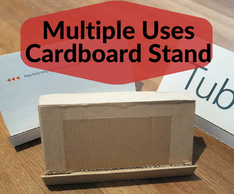 Multiple Uses Cardboard Stand 