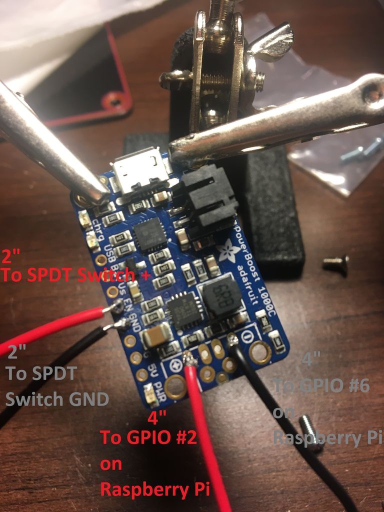 Solder Connections and Mount PowerBoost 1000C