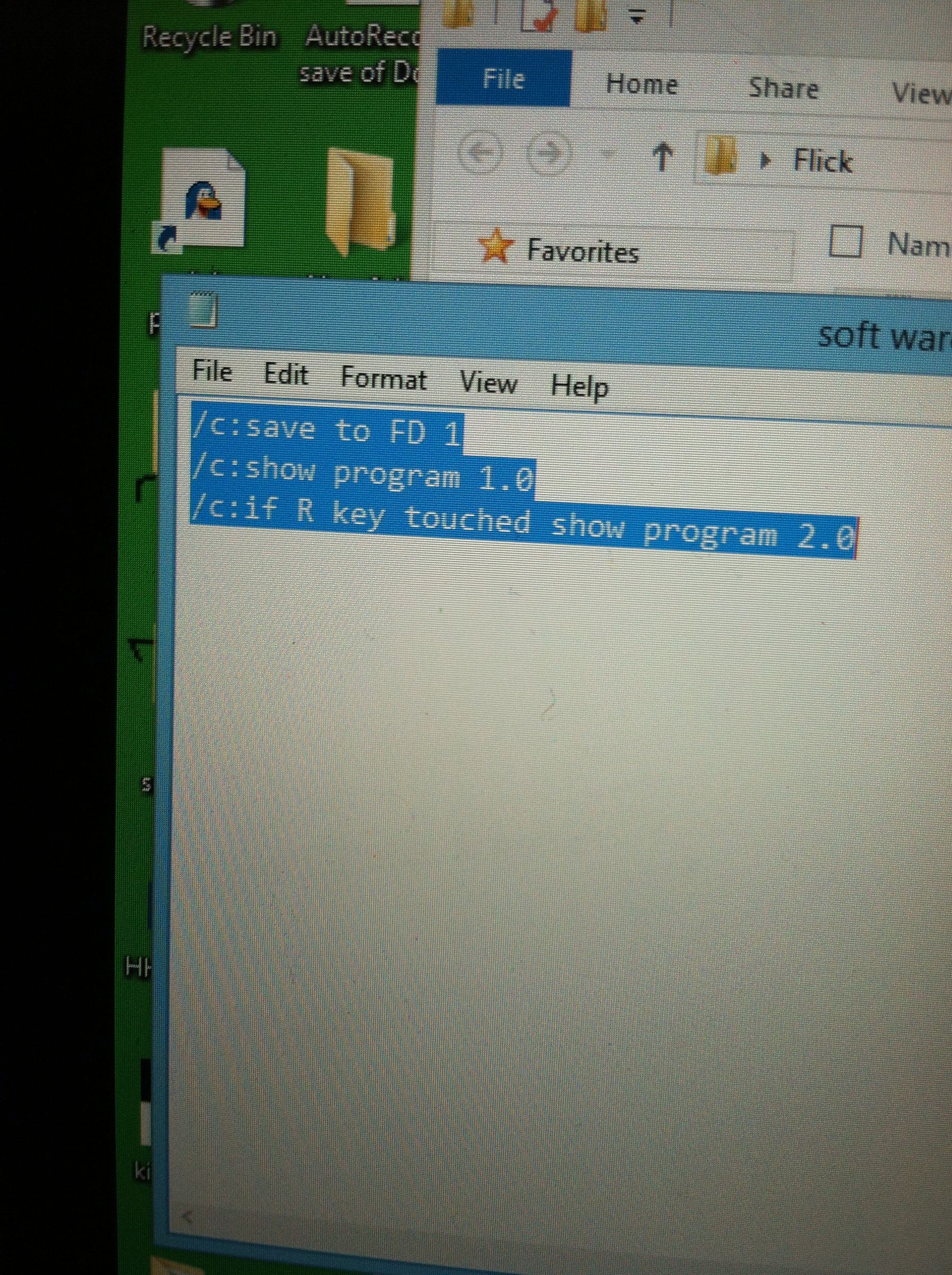 Flick Computer