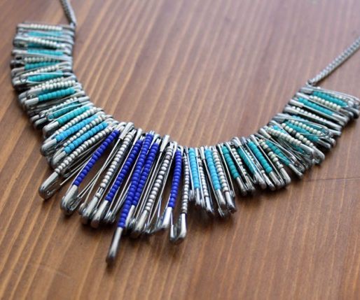 Safety Pin Necklace