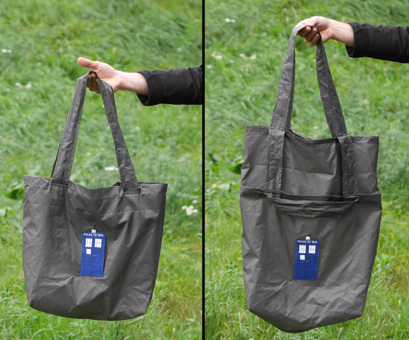 TARDIS Fading Light Bag - It's Bigger on the Inside...