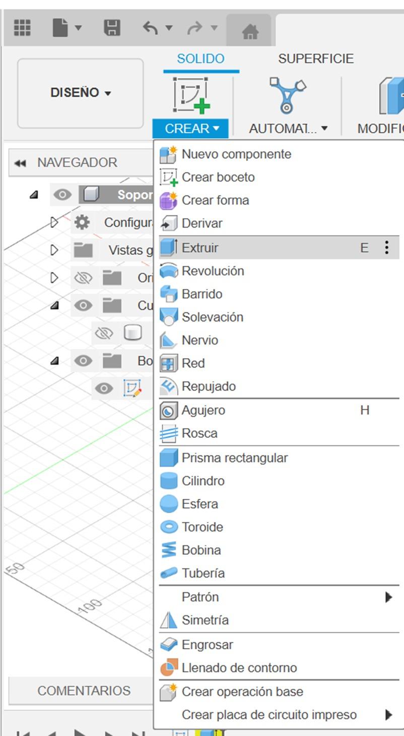 Modelación 3d Para El Soporte 1