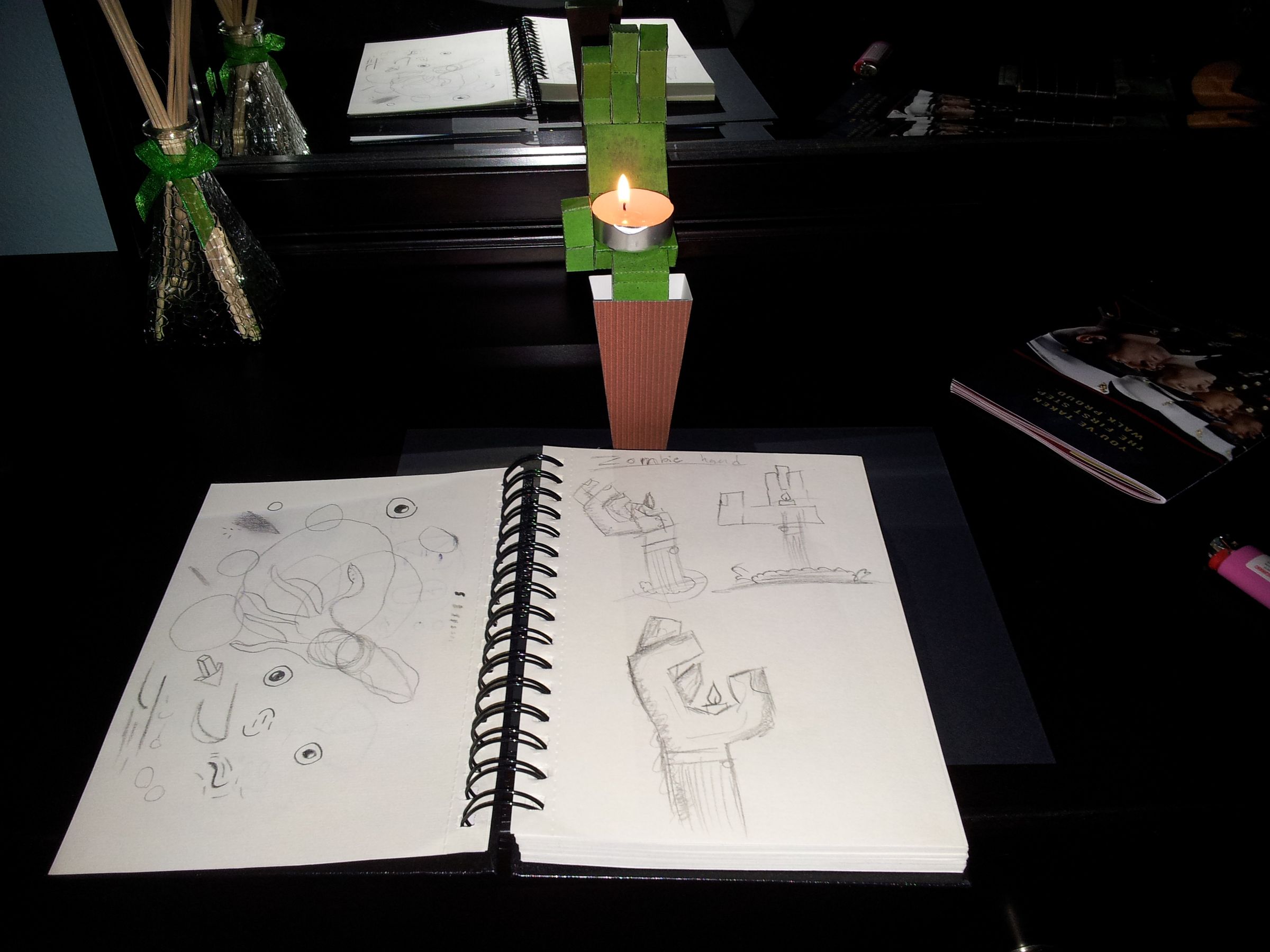 Zombie Hand Guest Book