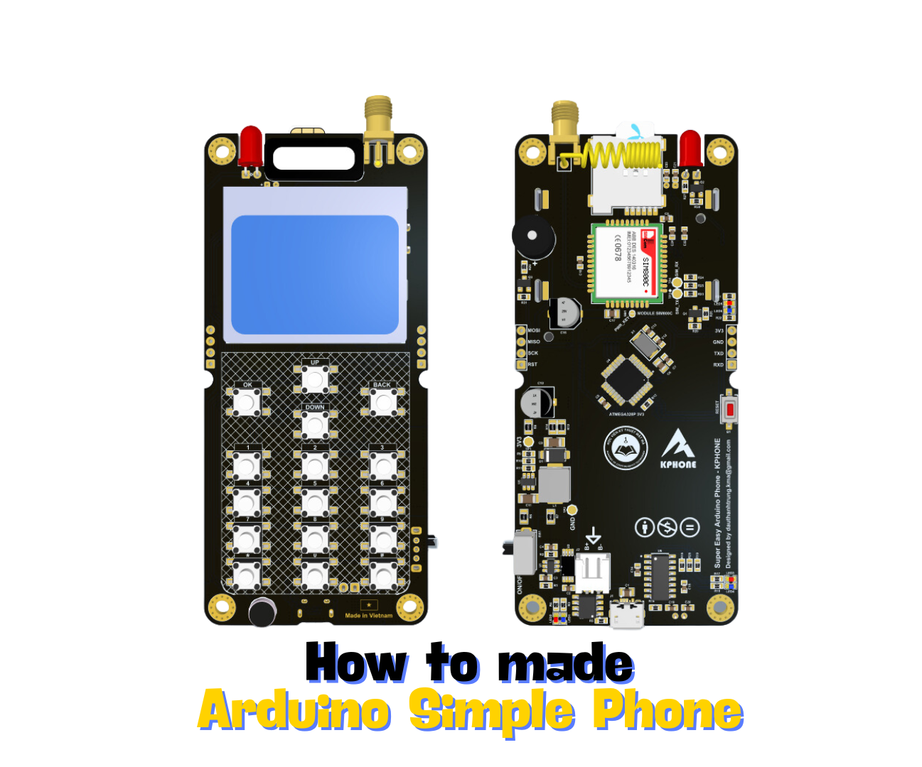 Arduino Simple Phone for Education