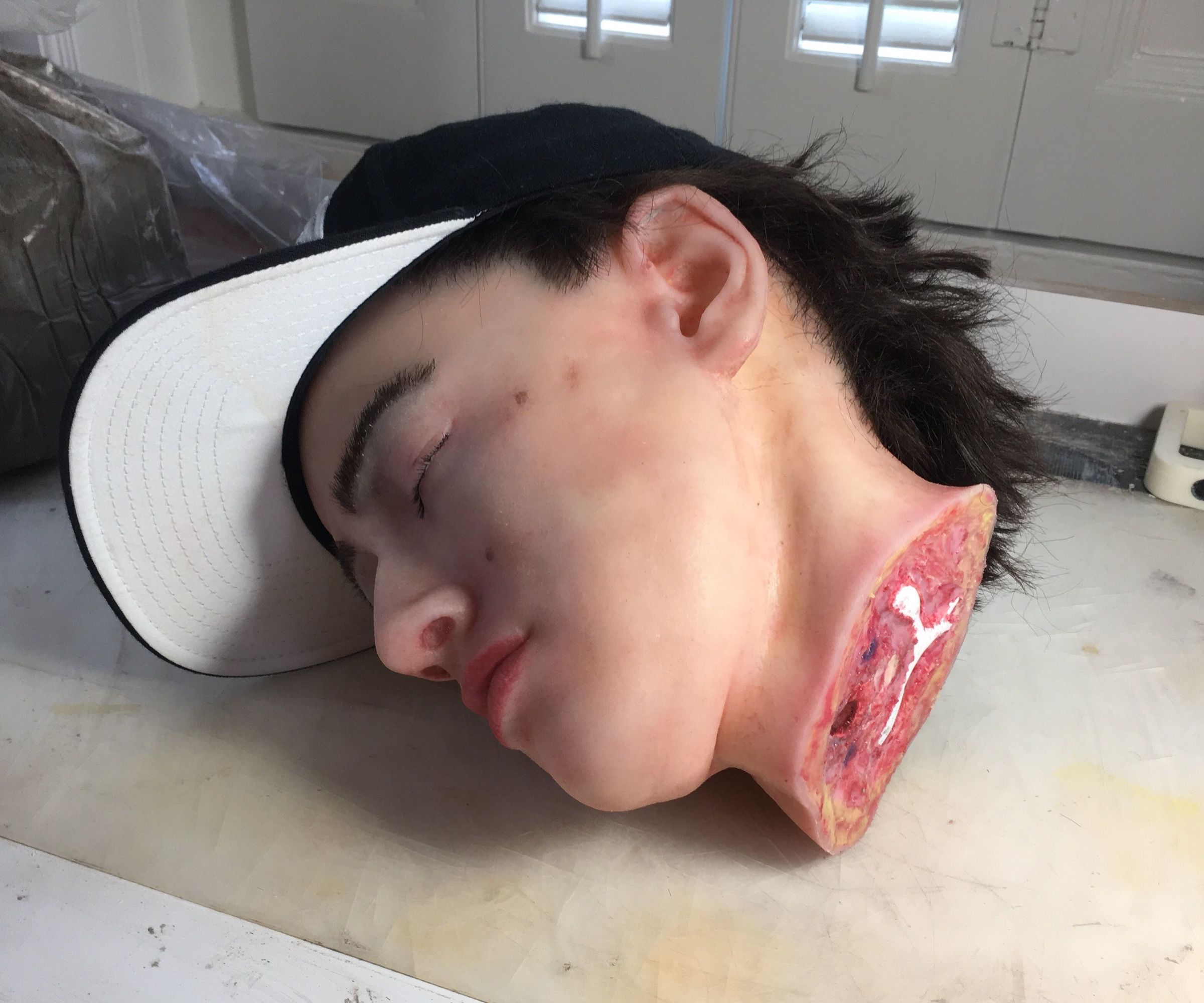 Making a Silicone Severed Head!!!
