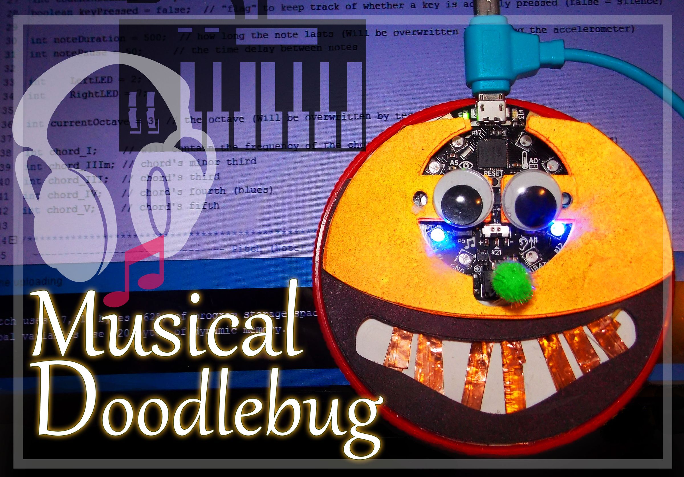 Musical DoodleBug on Circuit Playground 6 Steps (with Pictures
