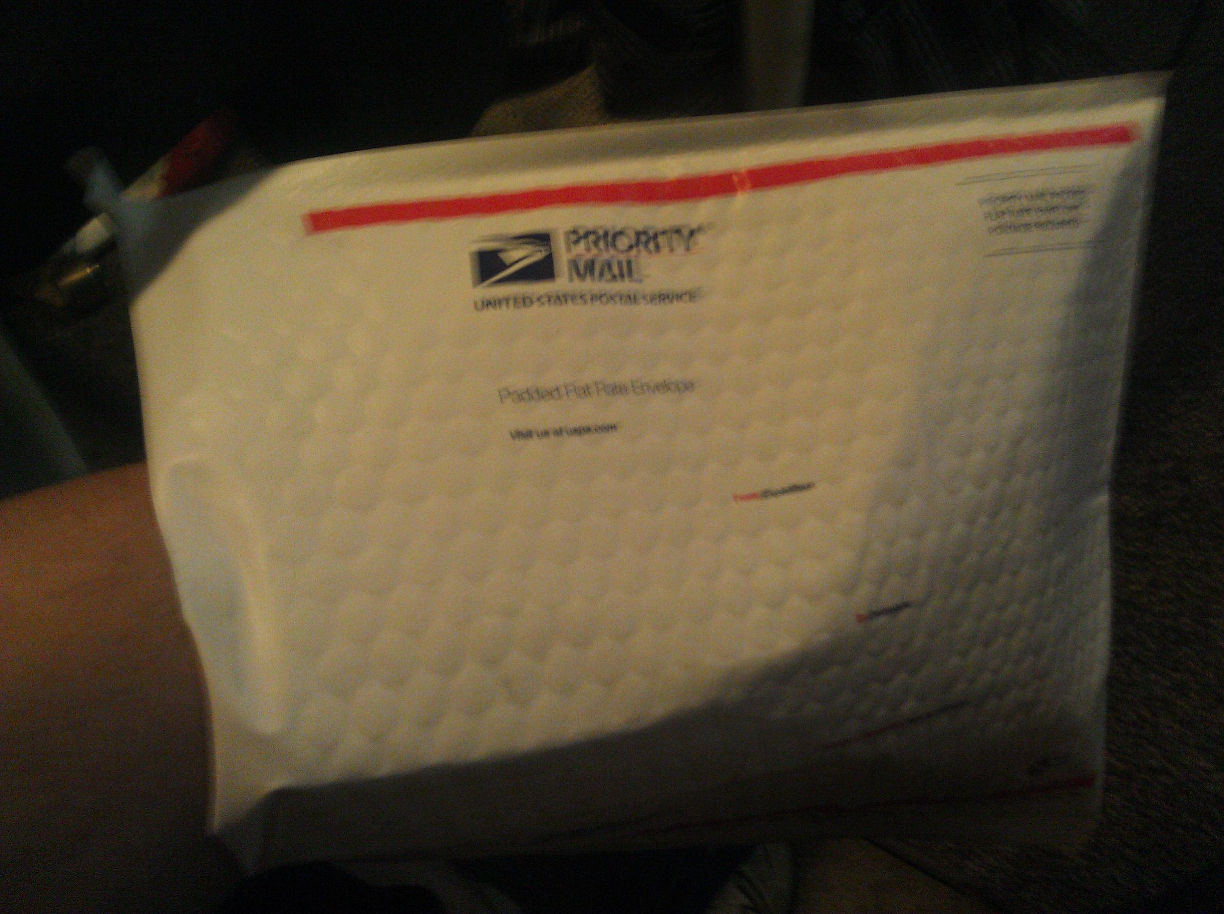 Flat Rate Padded Envelope Into First Class Padded Bag