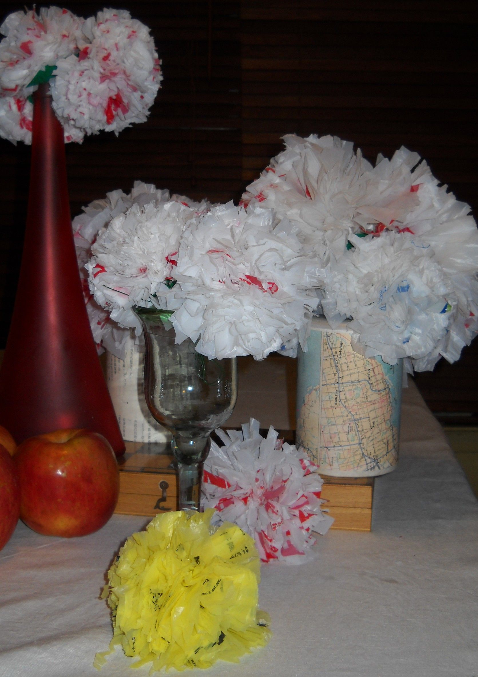 Plarn Carnations