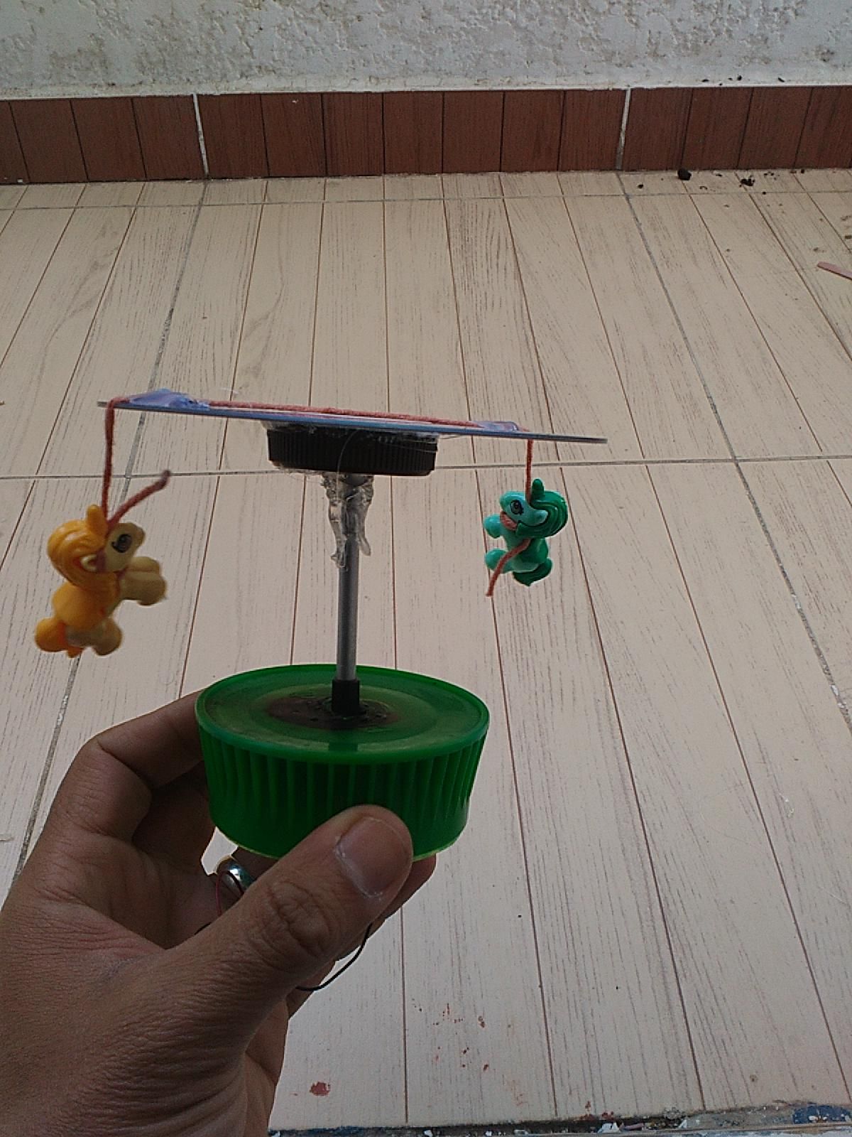 How I Made a Simple Solar Carousel for My Kids Solar Merry Go Round