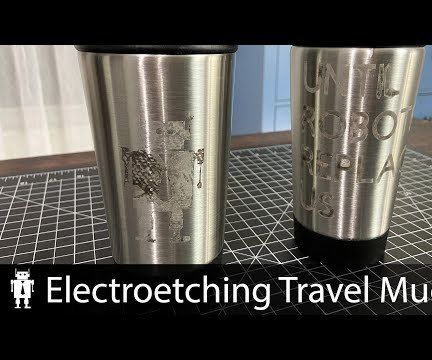 Metal Etching Travel Mugs