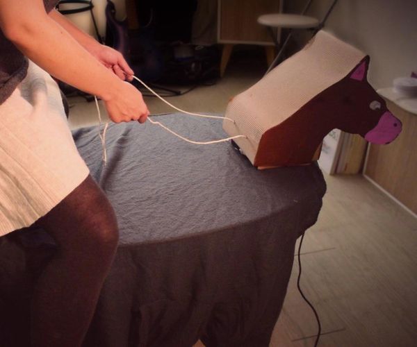 DIY Horse-Shaped Game Controller for Attack of the Bric-a-Brac