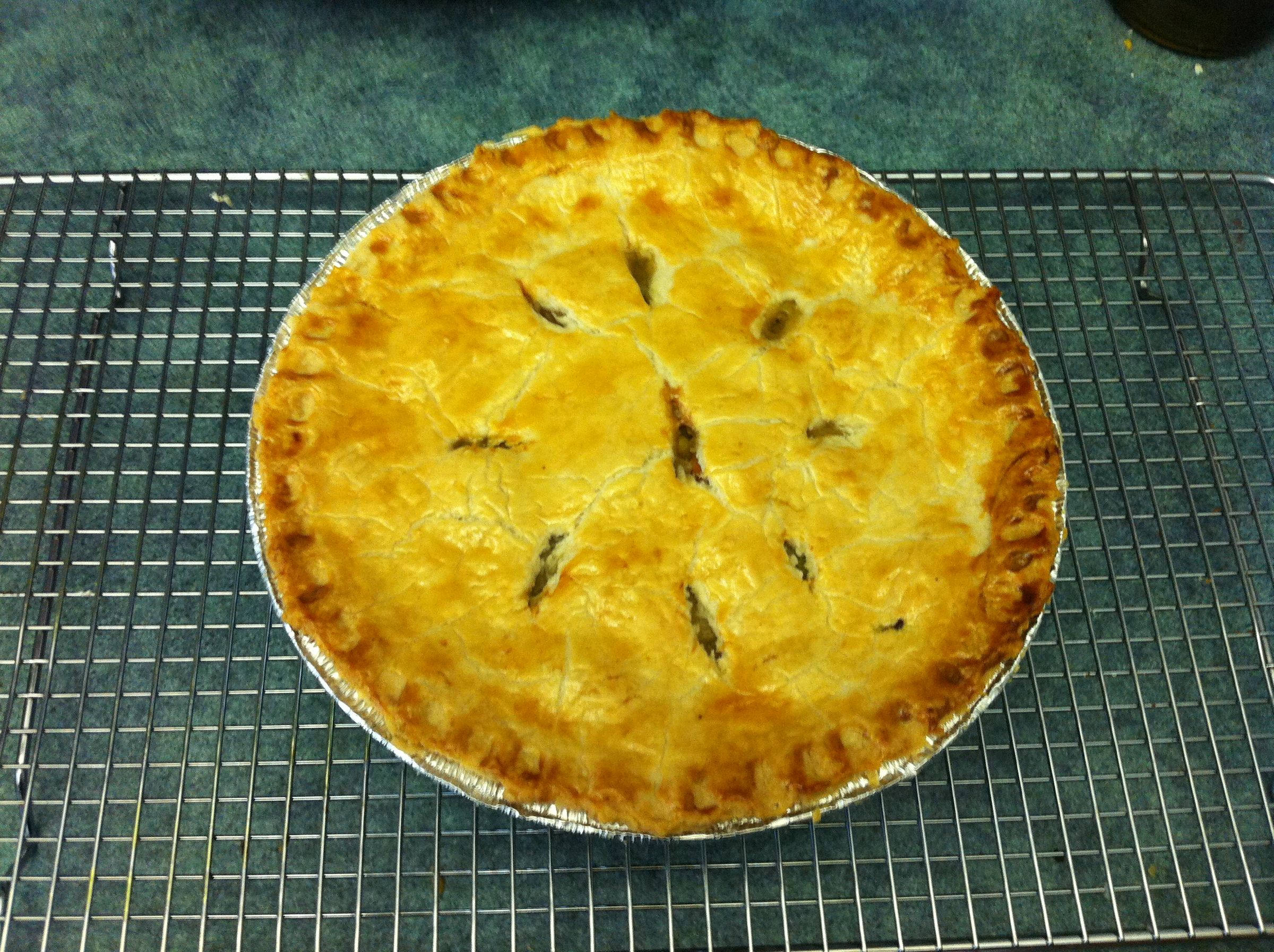 Coconut Curry Chicken Pot Pie