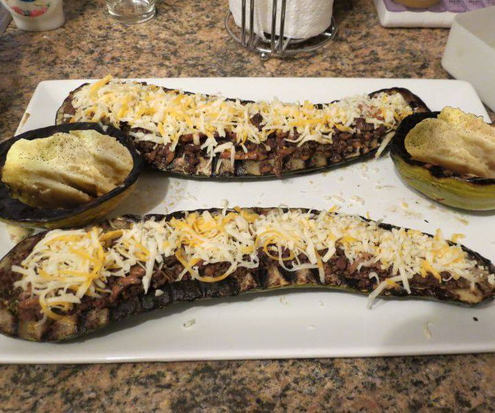 Using Up a Giant Zucchini for a Party Meal