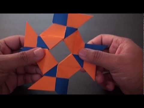 How to Make an Origami 8 Pointed Ninja Star (Frisbee)!