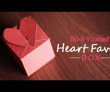 DIY : Heart Favor Box