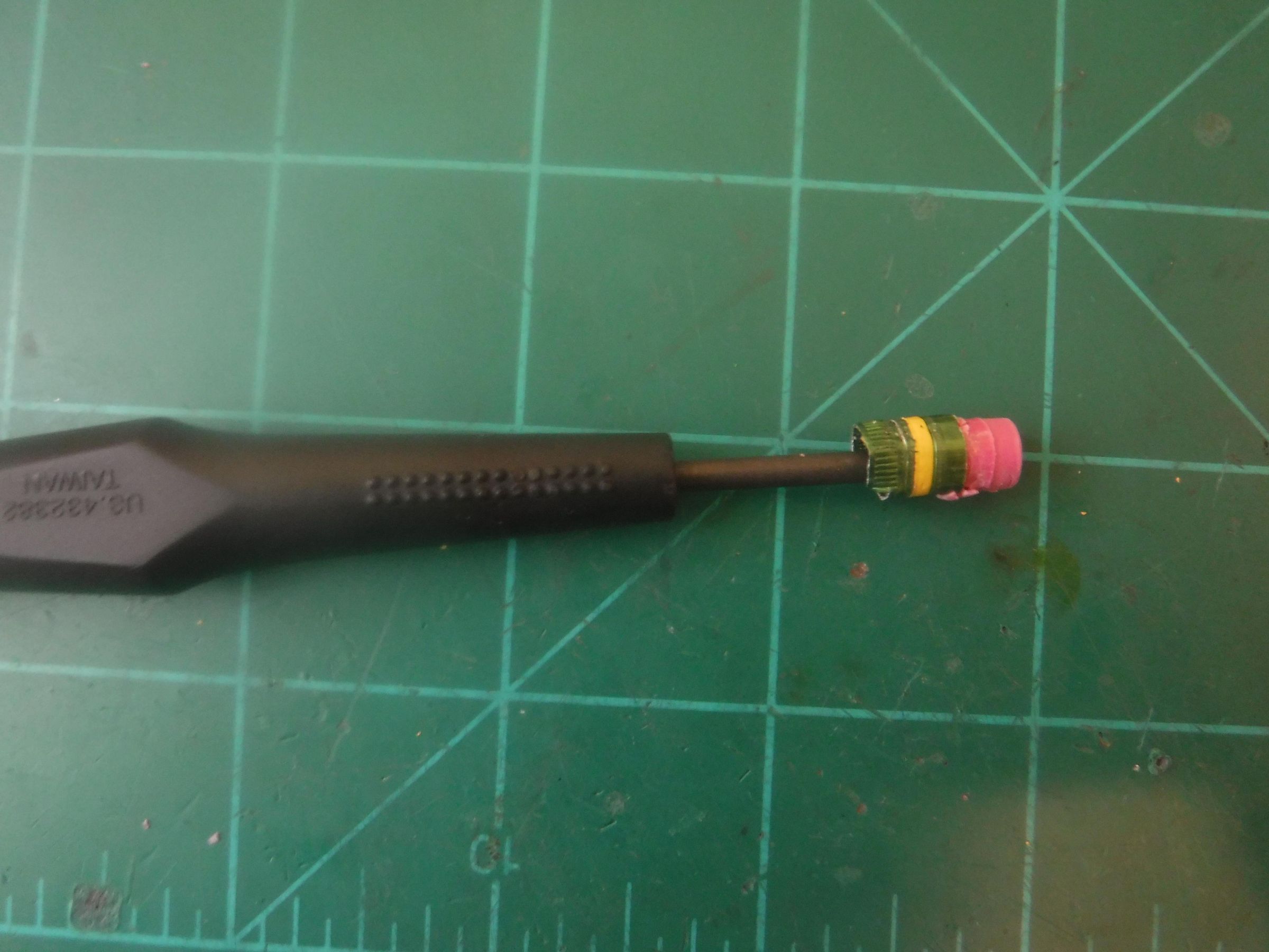 How to Reuse a Worn Down Pencil Eraser. 4 Steps Instructables