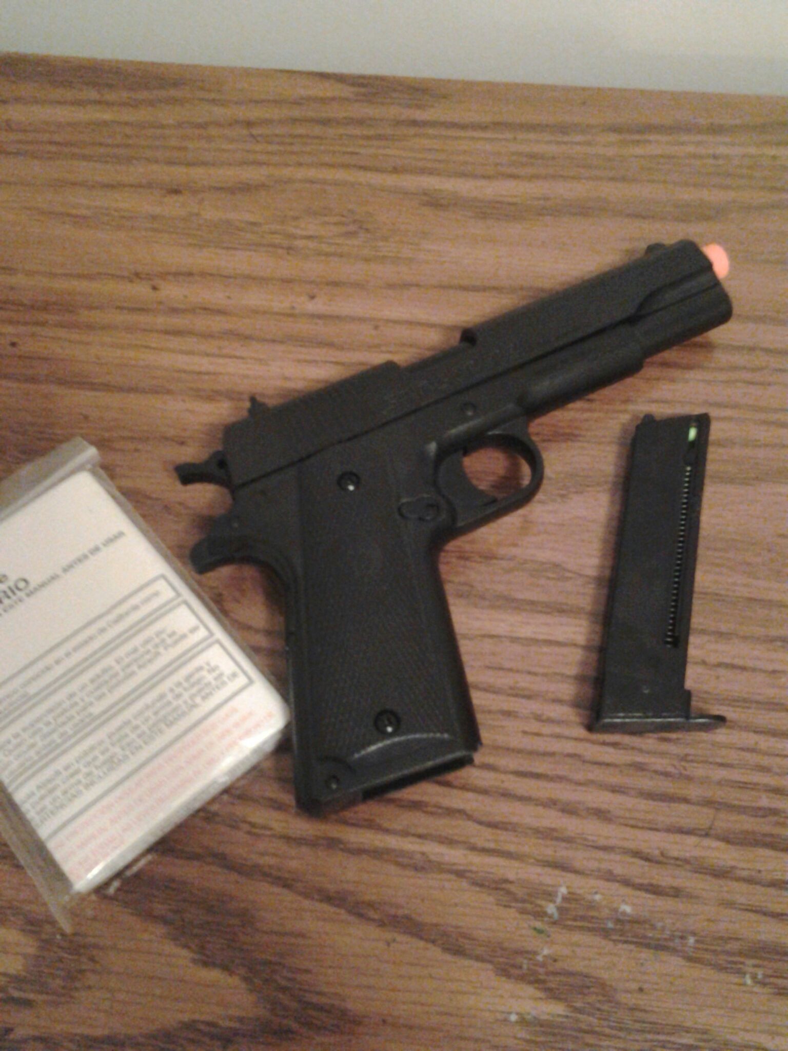 Using an Airsoft Pistol