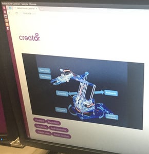 Running a Robot Arm With a Webapp