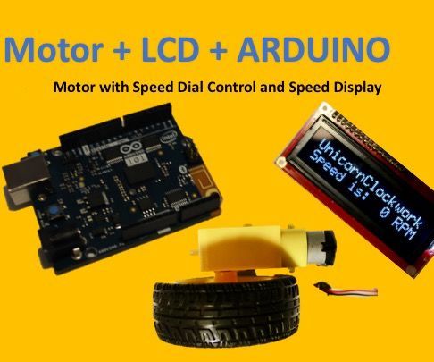 Motor + LCD + Arduino: Motor Speed Controller With Speed Display