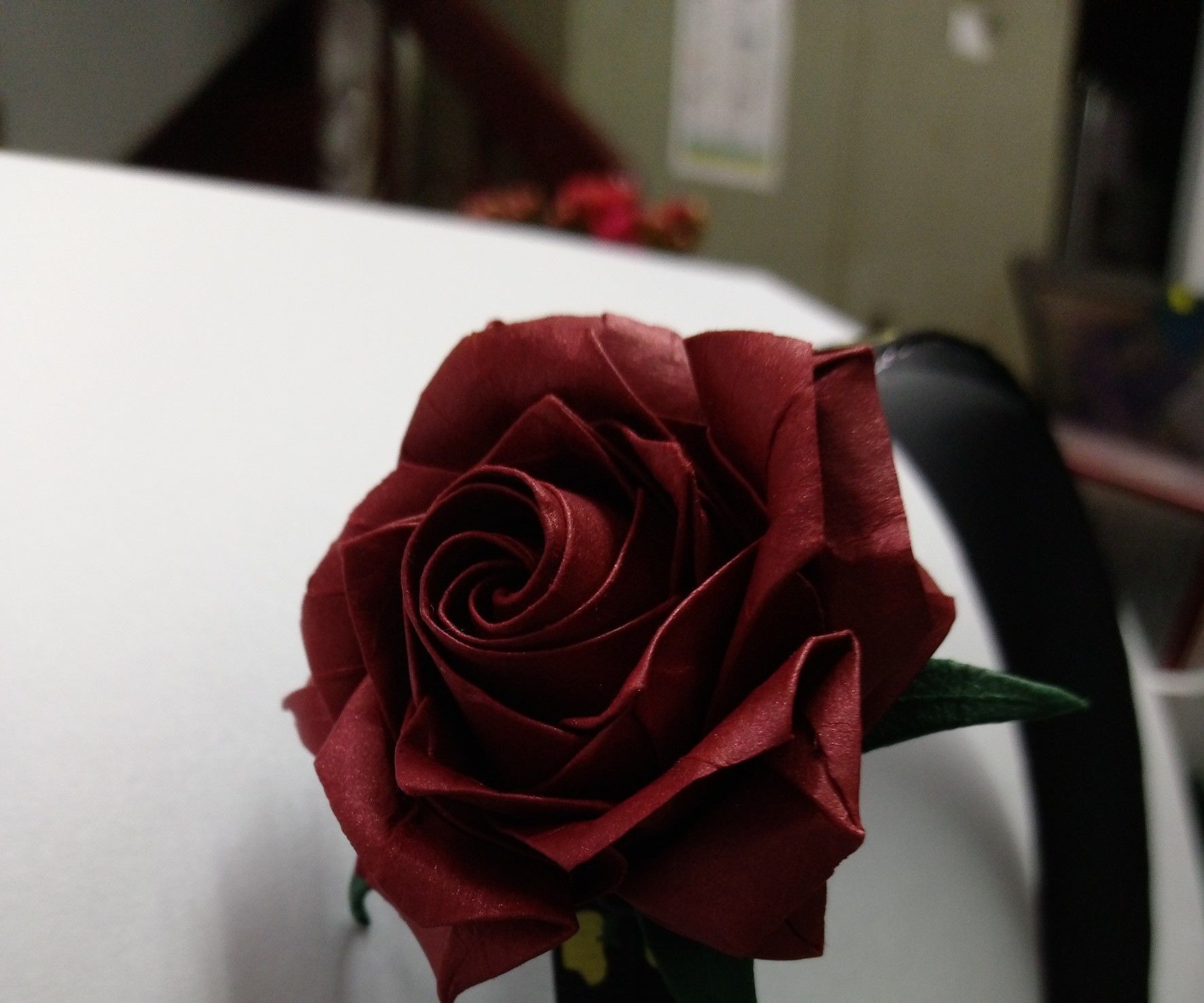 Origami Rose Headband