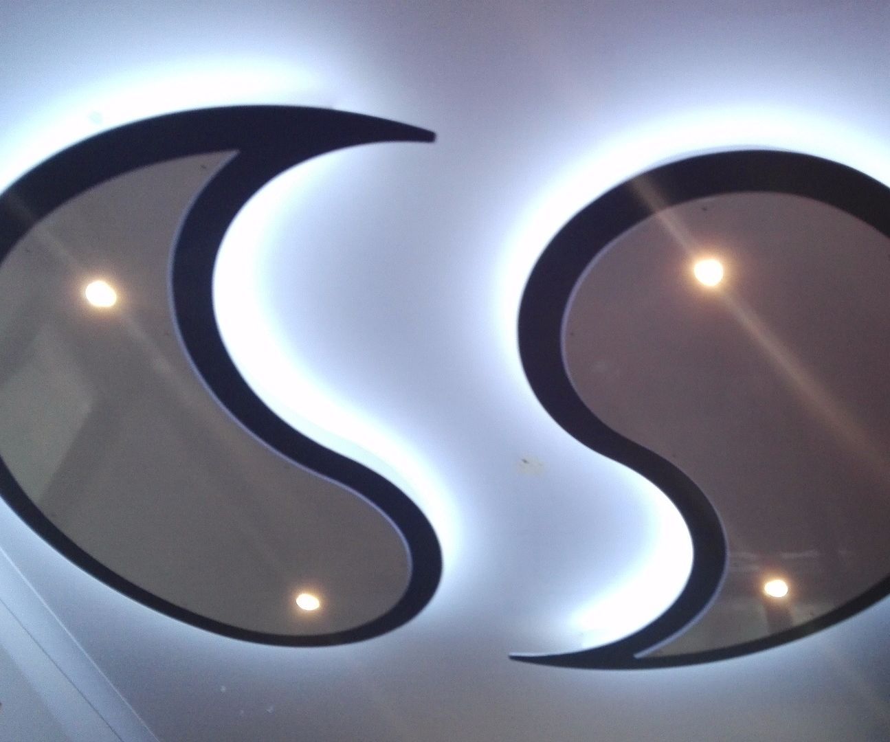 Ying Yang LED Ceiling Island 