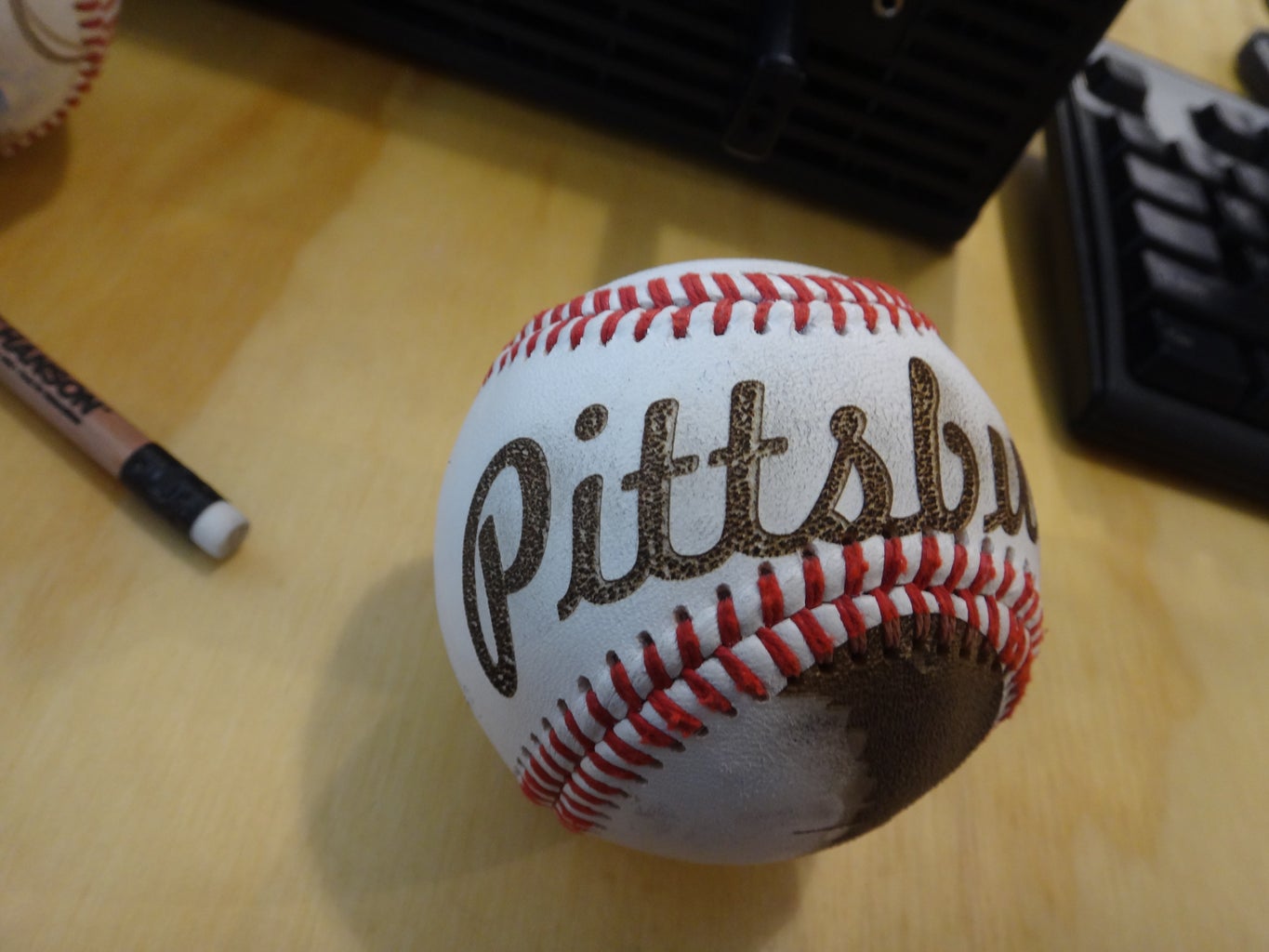 Laser Etch a Baseball