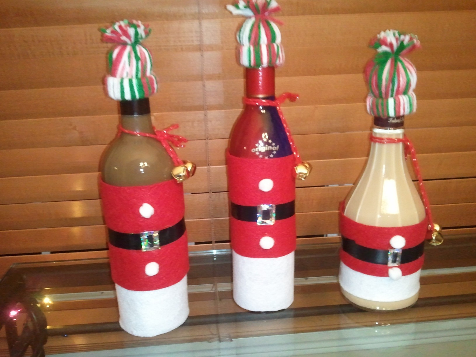 Santa Bottle Outfits