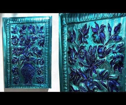 How to Make Embossed Painting|Metal Art