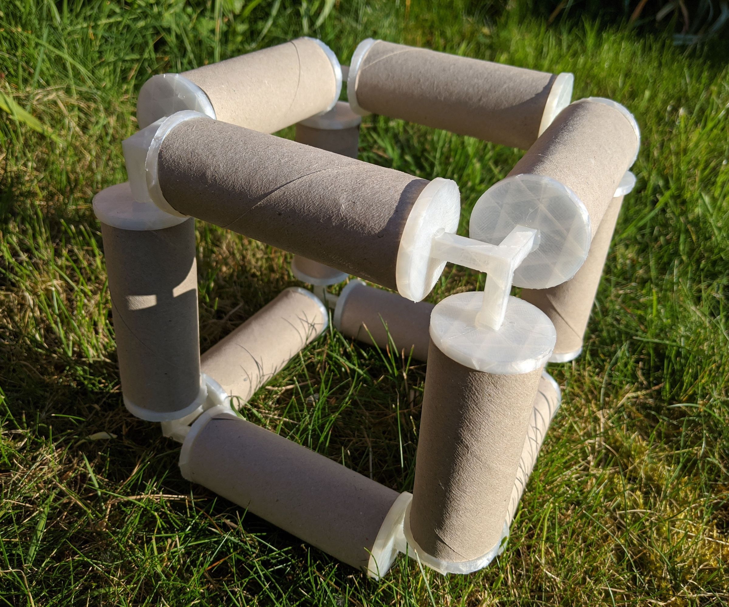 Turn Toilet Rolls Into Construction Toys