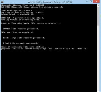 Disk Check Up and Disk Error Testing