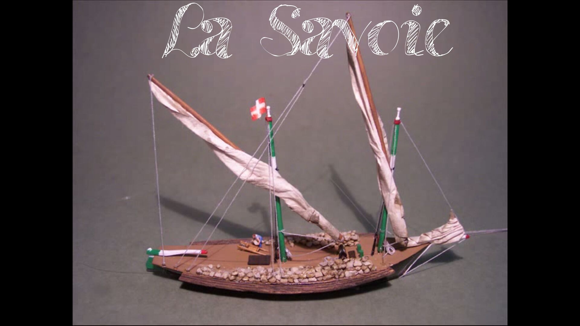 Model Ship: Barque La Savoie
