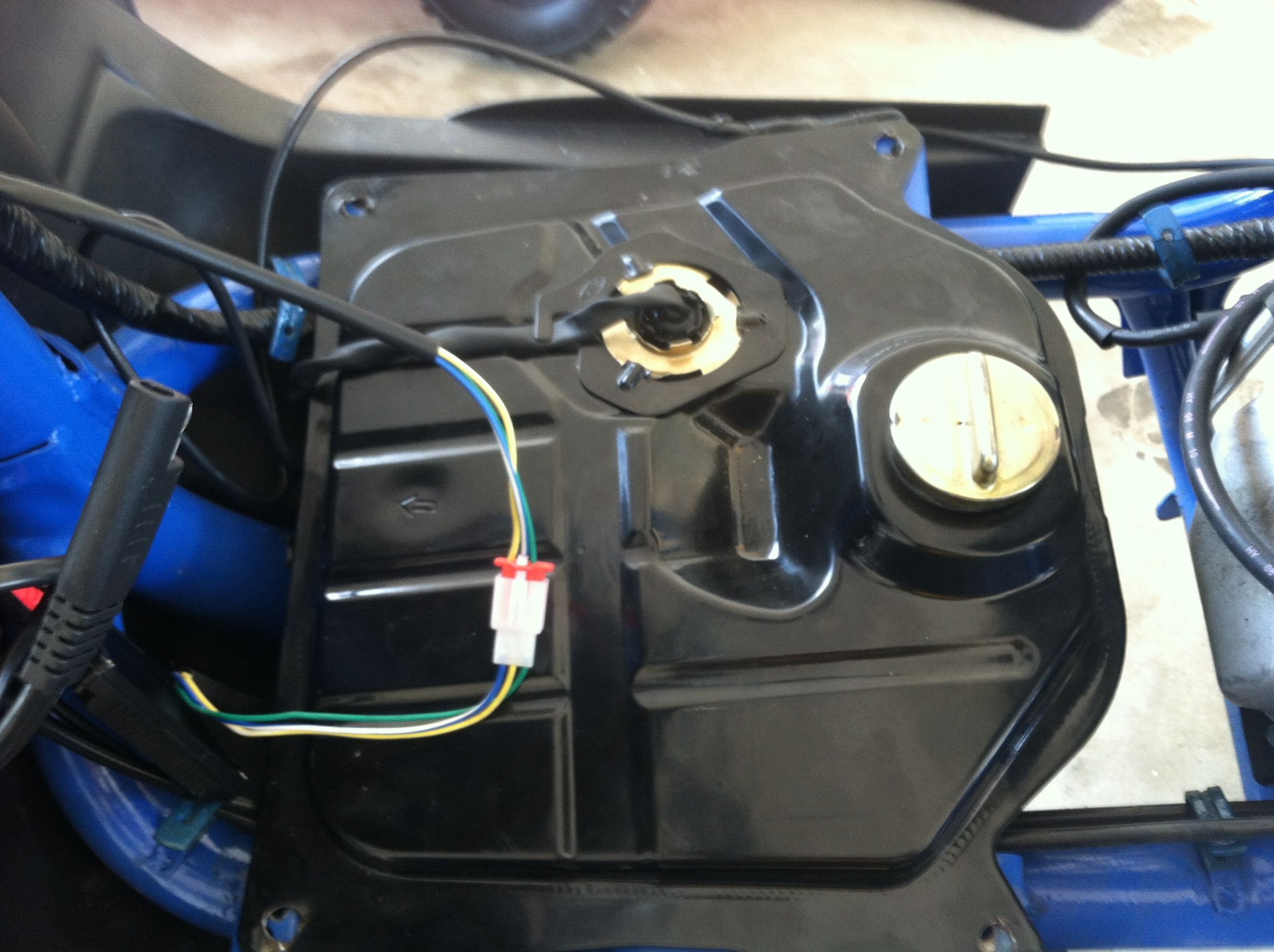 Fixing at Broken Sending Unit on a GY6 Scooter