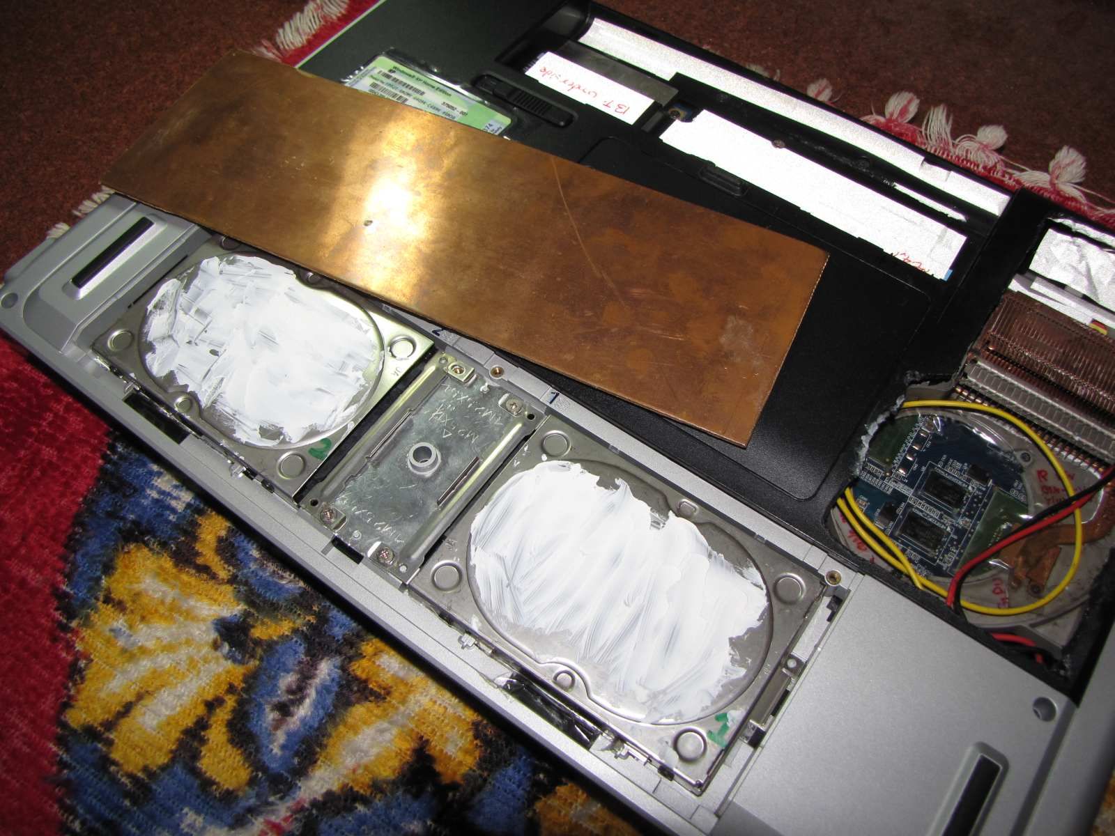 Passive Cooling for Laptop Part 2 (HDD) 5 Steps Instructables