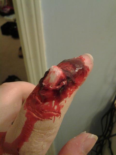 Showing Bone FX Makeup