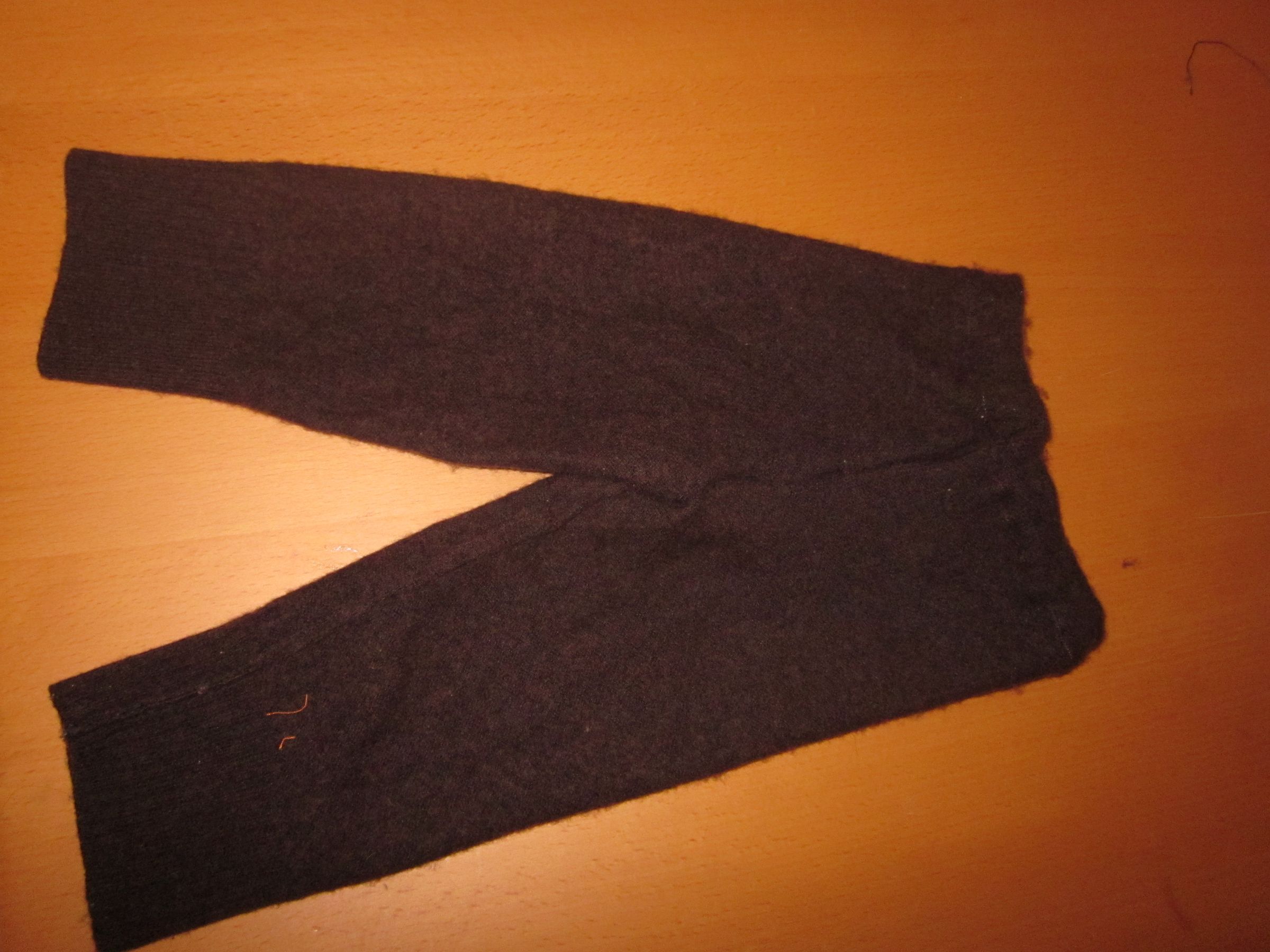 Baby Pants From Sweater or Sweatshirt Sleeves!