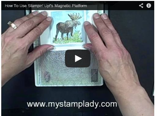 How to Use Stampin' Up!'s Magnetic Platform for the Big Shot