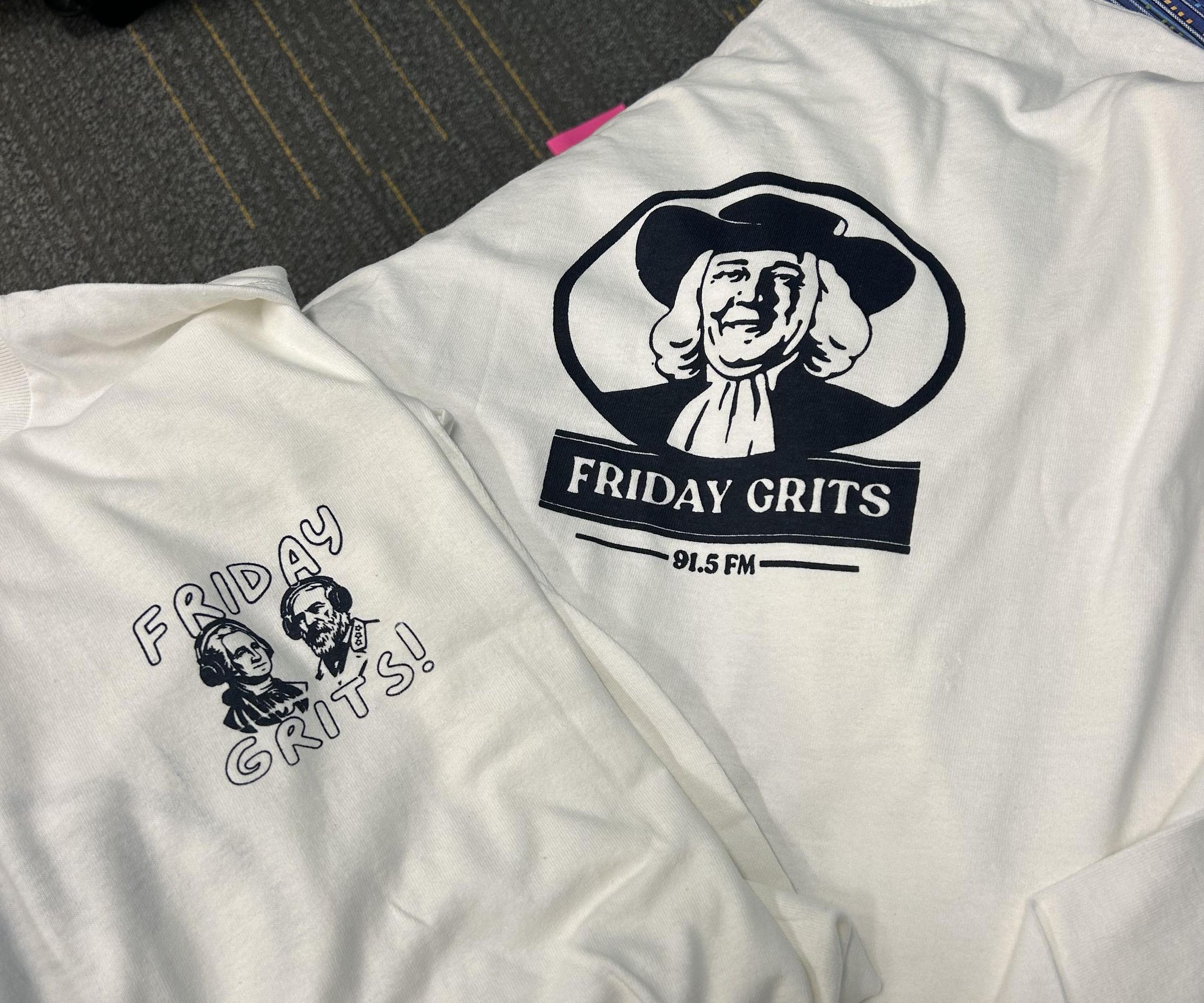 🎙️ Laser-Etched Screen Printing: Turning My Friday Grits Radio Show Logo Into a T-Shirt