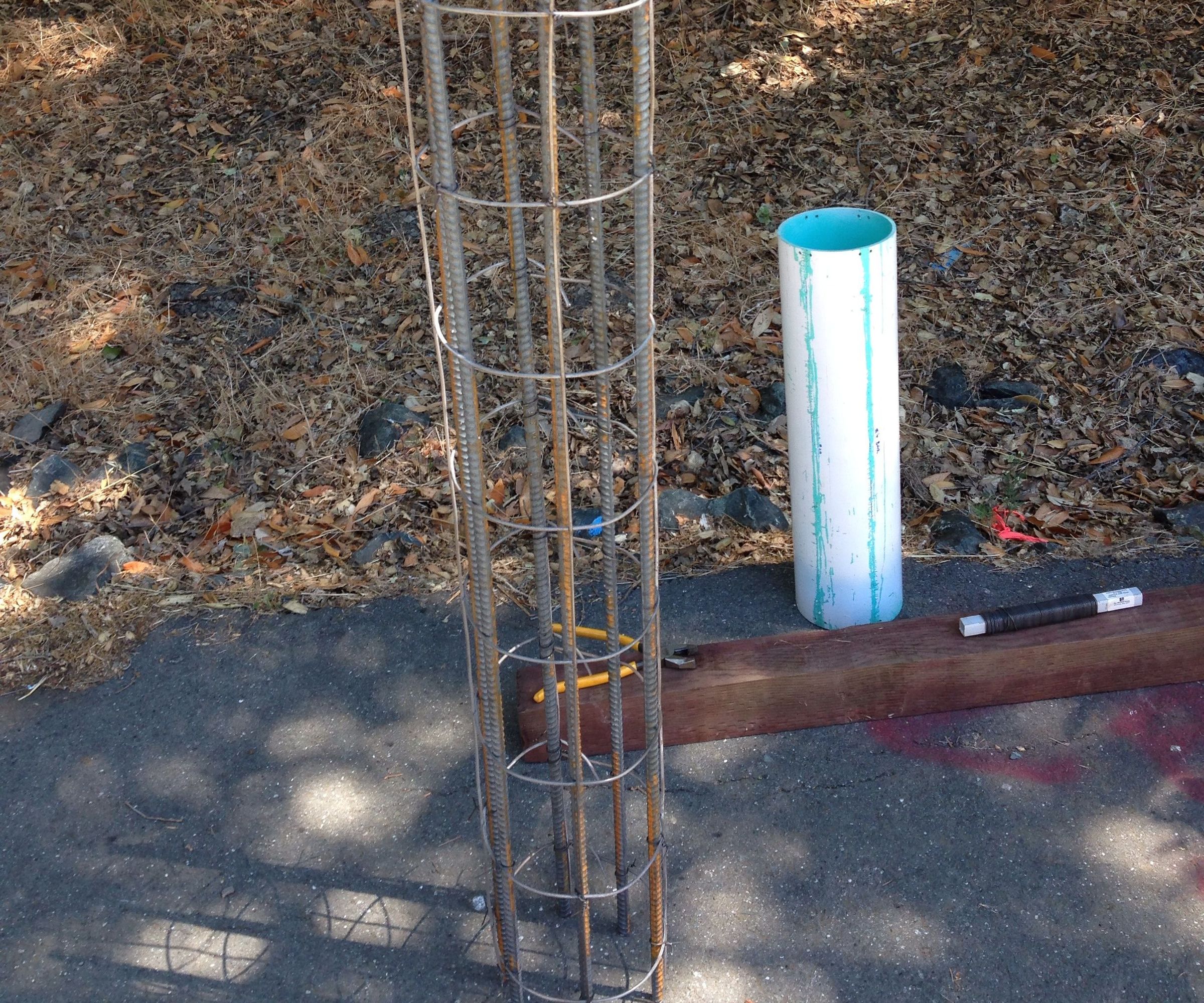 Make Rebar Cages On-site For Concrete Piers