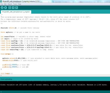 Write the Arduino Code and Download It