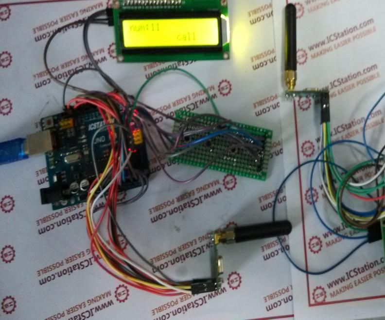 The Wireless Single Point Calling System With Arduino