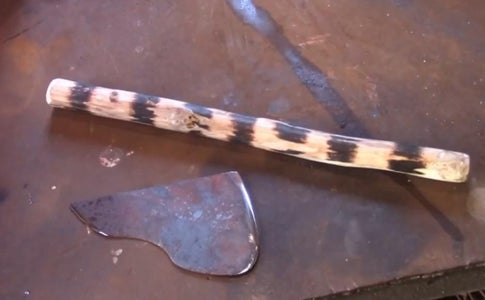 Decorating the Handle With Fire!