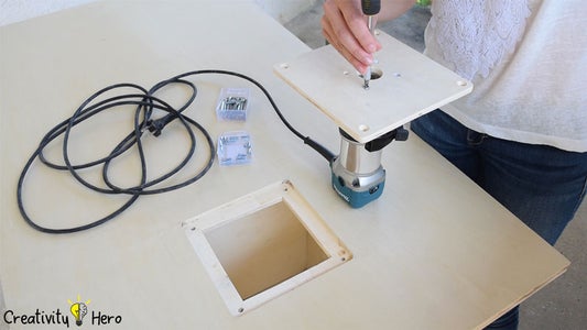 Turning the Router Into a Router Table.