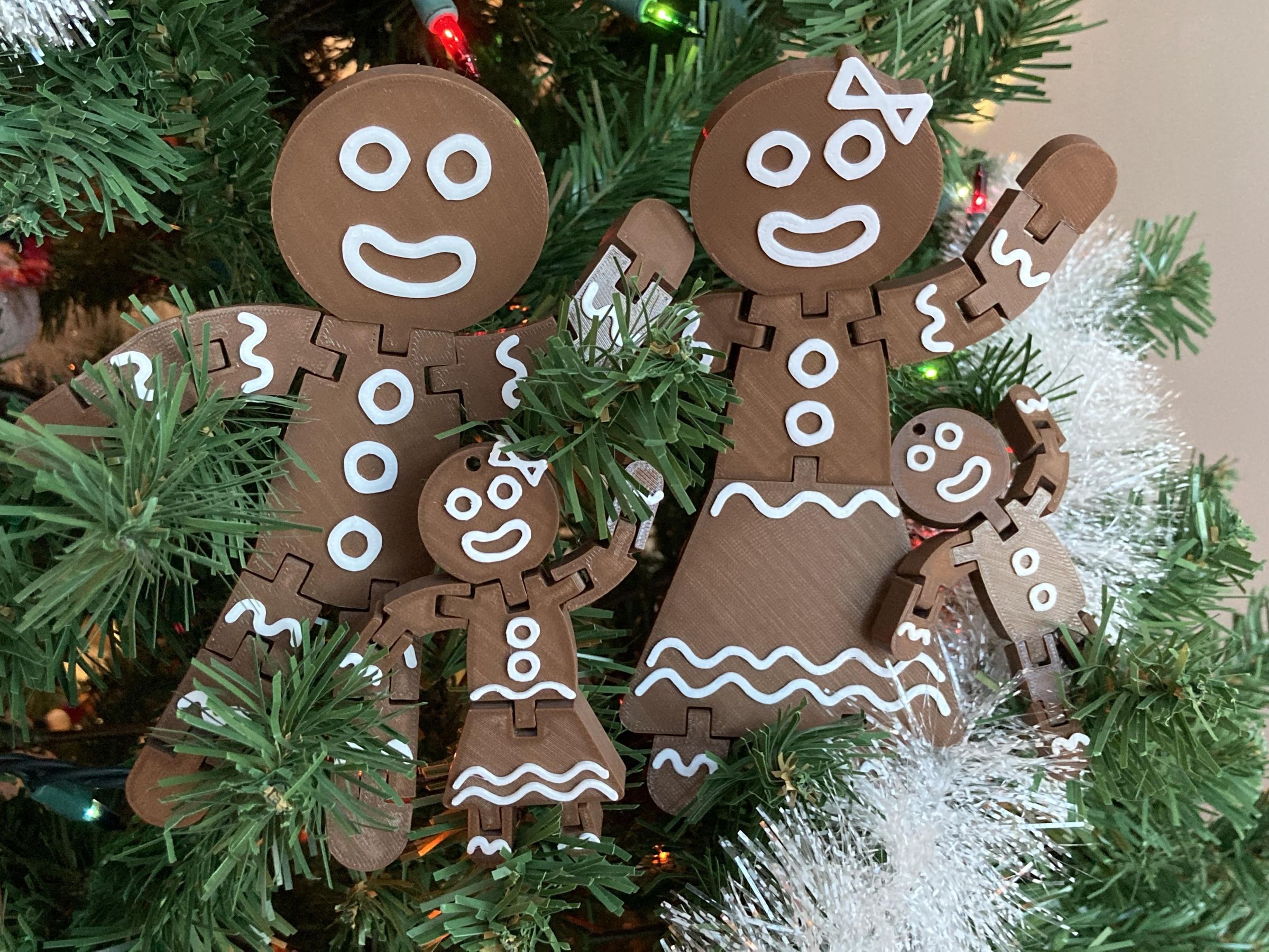 3D Print Articulated Gingerbread Man + Articulated Joint 8 Steps